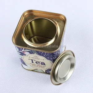 0.23mm Tinplate Tea Coffee Storage Gift Tin Container