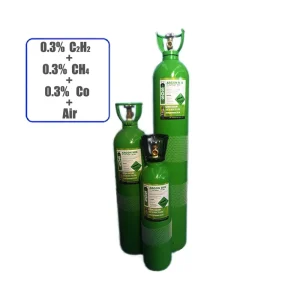 0.3% C2H2 + 0.3% CH4 + 0.3% Co + Air Quaternary Mixed Gas Cylinder for Welding and Cutting