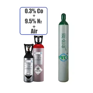 0.3% Co + 9.5% N2 + Air Ternary Mixed Gas Cylinder for Etching and Healthcare