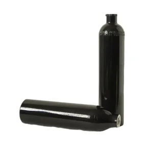 0.35L 300bar High Pressure PCP Air Bottle, Aluminum Cylinder, 61.5mm Outer Diameter, 0.41kg