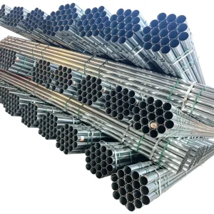 1/2 Inch Hot Dip Galvanized GI Round Pipe SCH40 Carbon Steel Tube for Scaffolding Fence Handrail Construction Engineering