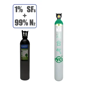 1% SF6 + 99% N2 Binary Mixed Gas Cylinder for GIS and GIL Industry