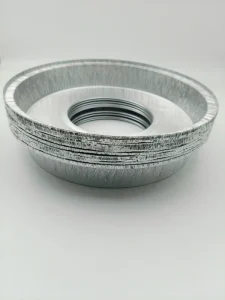 10 Inch Disposable Round Cake Baking Pans Aluminum Foil Hole Tube Tin