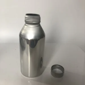 100ml 200ml 250ml 350ml 500ml 1000ml Aluminium Bottle With Silver Metal Cap