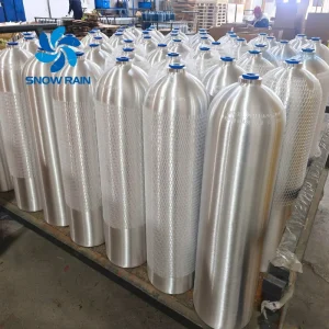 11.1L Aluminum Scuba Diving Gas Cylinder, CE and DOT Certified