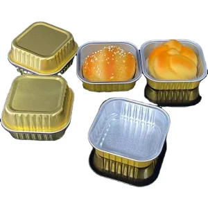 115ml Eco Friendly Aluminum Foil Food Container Takeout Packaging Factory
