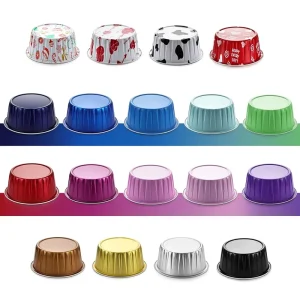 125ml Round Disposable Microwavable Food Packaging Box with PET Lid Foil Container for Pet Use