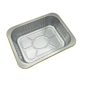 1400ml Aluminum Meal Prep Container with Foil Lid for Catering and Takeout Packaging
