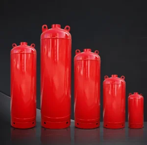 16.6~240L Fire Extinguisher Empty Steel Gas Cylinder Can Be Filled with FM200 HFC227ea Gas Made in China Factory Manufacturer