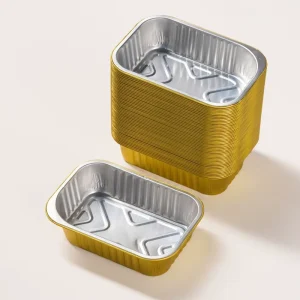 161 510ml Disposable Aluminum Foil Containers with PET Lids Heavy Duty Food Grade Pulp Moulded Square Baking Containers
