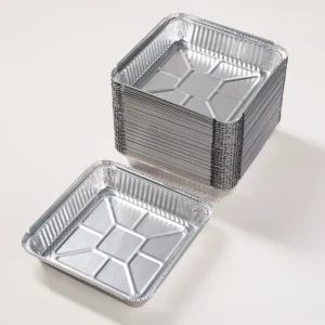 1650ml Disposable Half-Size Shallow Food Grade Baking Tray with Lid