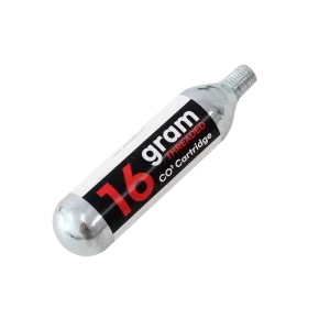 16g Threaded Steel CO2 Cartridge and Gas Cylinder Adapter for Bike Tire Inflators