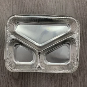 20 50 100 PCS Food Grade Disposable Aluminum Foil Takeaway Trays Rectangle