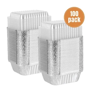 200+ Sizes Disposable Aluminum Foil Food Containers and Trays with Lids