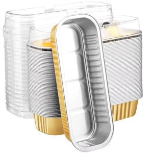 200 mL PET Plastic Lid Oven-Safe Food Grade Aluminum Foil Disposable Takeout Containers