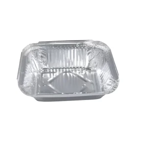 210ml 122x100x38mm Disposable Aluminum Foil Rectangular Container Sauce Cup Takeout Meal Prep Baking Pan Party Food