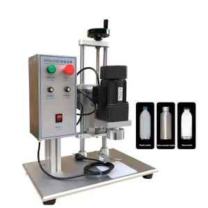220V Automatic Electric Capping Machine for Glass and Plastic Bottles, 10-50 mm Bottle Width