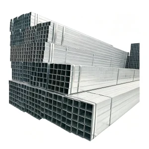 2×2 3×3 Hot Dip Galvanized Square Steel Tube GI Box Section Carbon Steel Pipe for Construction Warehouse Steel Structure