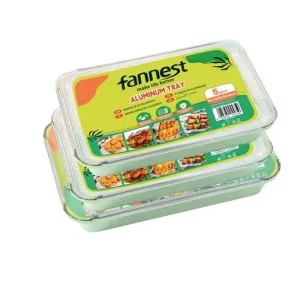 3 Sizes Disposable Rectangular Aluminum Foil Food Containers With Plastic Lids Microwave Oven Takeaway Baking Storage Foil
