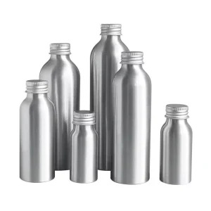 30 500ml Aluminum Bottles With Aluminum Screw Lid l Empty Bottle Metal Bottle