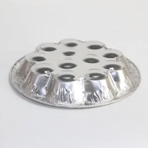 300ML Restaurant Use Aluminum Foil Snail Dish Disposable Container Oven Safe for Cooking & Takeaway Round