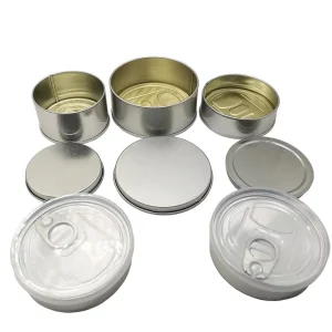 30g 50g 100g Tin Cans Metal Containers Tinplate Tin Can with Lids