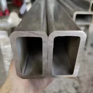 316L Stainless Steel Rectangular Pipe 2mm Thickness Polished Square SS Tube for Marine Grade Construction