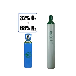 32% Oxygen + 68% Nitrogen Binary Mixed Gas Cylinder for Diving Sports