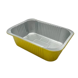 3300ml Food Grade Aluminum Foil Takeout Containers with Foil Lid Rectangle Shape