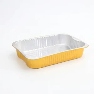 3500ML Food Processing Rectangle Aluminum Foil Containers with PP Lid Oven Safe Food Grade