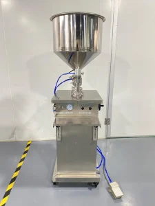 38L Vertical Pneumatic Paste Liquid Filler 10 5000m Hopper Low Cost Juice Water Filling Machine Paste Filling Machine