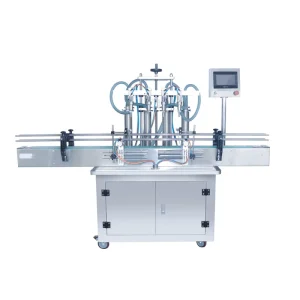 4 Heads Liquid Bottle Filling and Capping Machine