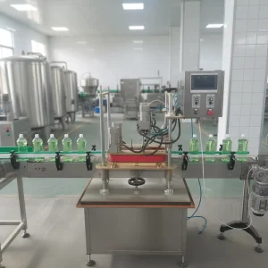 4-Wheel Bottle, Barrel, and Jar Capping Machine for Screw, Pump, Spray, and Metal Caps