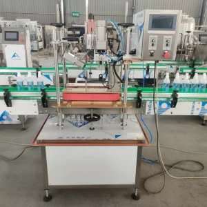 4-Wheel Capping Machine for Hand Soap Spray, Trigger Spray, and Pump Caps