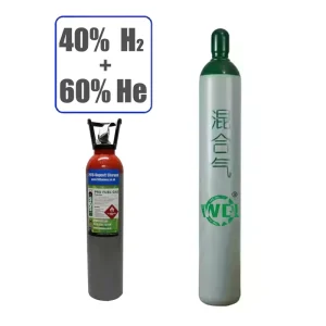 40% H2 + 60% He Binary Mixed Gas Cylinder for Welding Protection Gas and Astrophysics