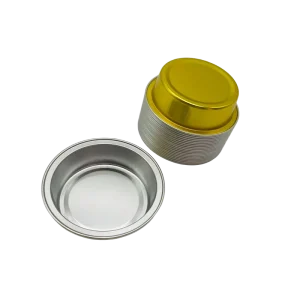 40 ml Heat-Resistant Sterilizable Food-Grade Aluminum Foil Container with Lid