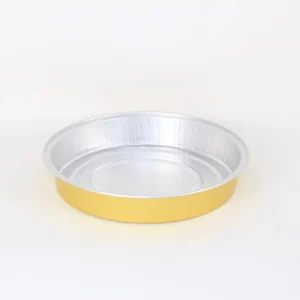 430ml Catering GN Container, Non-Stick Rectangle Pattern Aluminum Foil Cake Mold, Stackable, with PP Plastic Rim