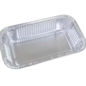 460ml 187x106x39mm Aluminum Foil Container Disposable Rectangular Lunch Box with Lid for Takeout Meal Prep Bakery Airline