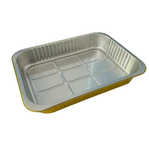 4670ml Eco-Friendly Food-Grade Rectangular Aluminum Foil Takeout Container with Multiple Lid Options