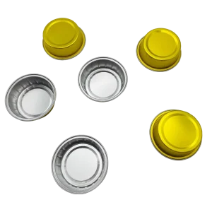 50 ml Heat-Resistant Sterilizable Food-Grade Aluminum Foil Container with Lid