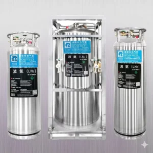 500L Insulated Cryogenic LN2 Liquid Nitrogen Dewar Tank