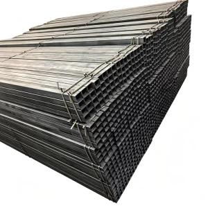 50×100 Hot Dip Galvanized GI Round Steel Pipe S235 S275 Carbon Steel Tube for Construction Furniture and Industrial Equipment