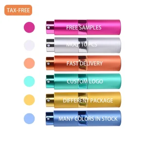 5ml 8ml Aluminum Perfume Cosmetic Spray Bottle