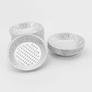 6/7/8/9/10 in Pie Pan Baking Ovenable Aluminum Foil Containers for Food Service and Takeaway