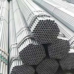 6 Inch Welded Steel Pipes Galvanized Round Pipe Metal Fence Posts Galvanized Iron Post with Steel Base for Scaffolding