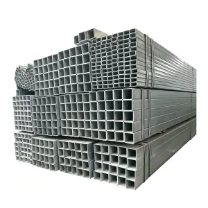 60×60 80×80 Galvanized Square Steel Tube GI Hollow Box Pipe Carbon Steel for Building Structure Industrial Equipment