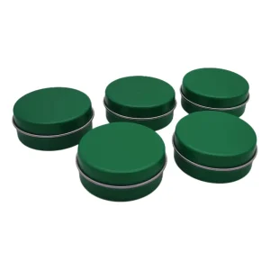 65*25/20mm RTS Custom Small Round Tin Box for Candy and Food Gifts Empty Metal Tinplate Can