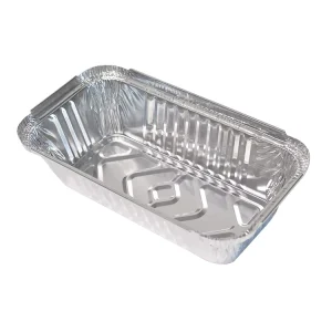 670ml Disposable Aluminum Foil Food Takeaway Containers for Kitchen 1.5lb No.6a Loaf Pan