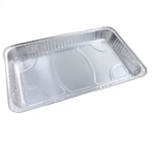 7000ml 532 x 336 x 53mm Disposable Aluminum Foil Steam Table Roasting Pan with Lid for Catering, BBQ, and Parties