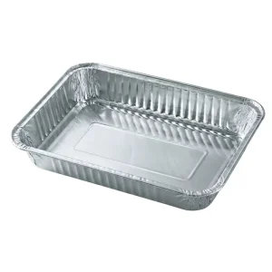 700ml Rectangular Aluminum Foil Drip Pan with Full Curl Rim